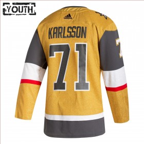 Gold Vegas Golden Knights William Karlsson 71 2020-21 Alternatief Authentic Shirt - Kinderen